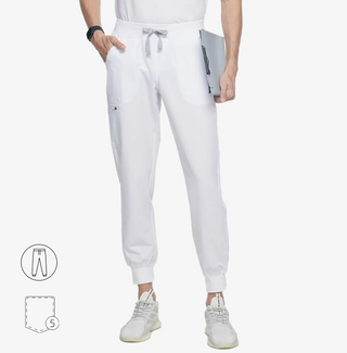 Elias Pants White