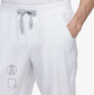 Elias Pants White