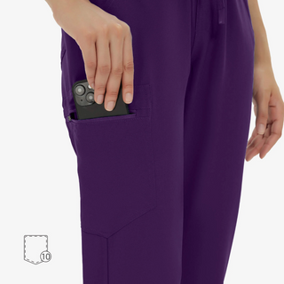 Maja Pants Dark Purple