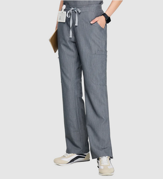 grey oversized work pants for women